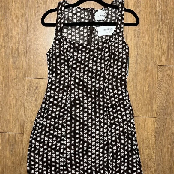reformation black and white mini dress Reformation main image 1